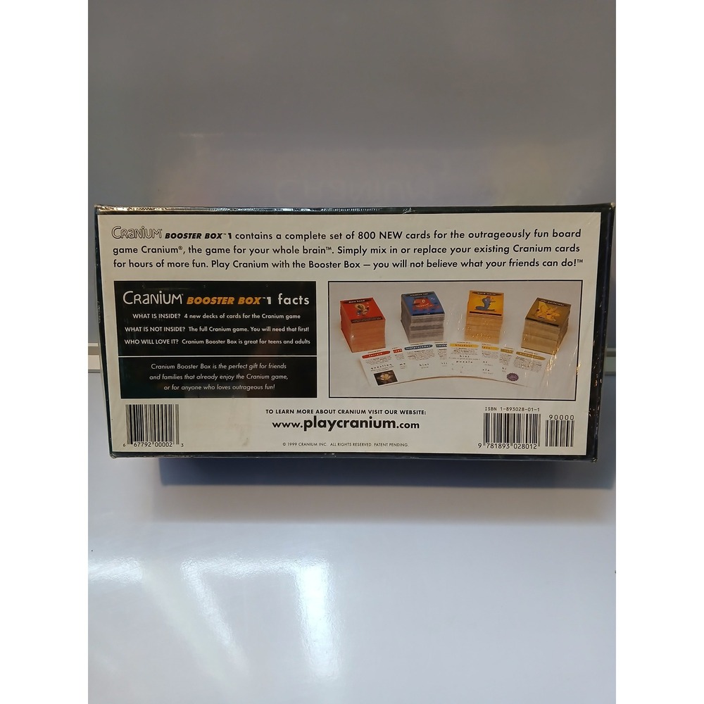 Cranium Booster Box 1 800 New Cards Recharge Game Expansion New Sealed - Picture 4 of 4